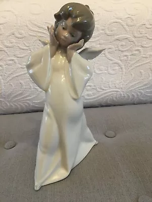 Buy Lladro Figurine - Angel Mime 4959   *pristine As New Condition* • 39.99£
