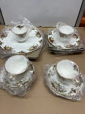 Buy Old Country Roses 20-Piece Dinnerware Set, Service For 4 New In Box • 436.94£
