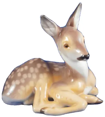 Buy Cute Nymphenburg Porcelain Deer Fawn Figure Figurine Porzellan Figur Rehkitz • 319.38£