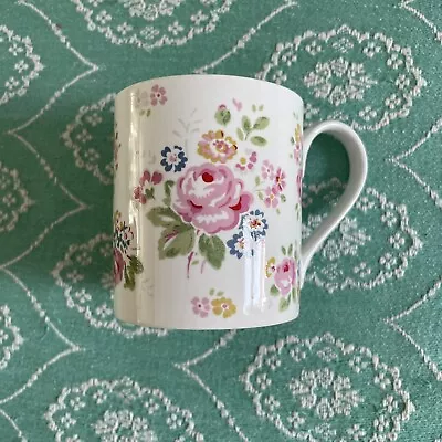 Buy Cath Kidston Rose Print Mug. Queens China. Tea Cup. Floral Roses. White • 7£