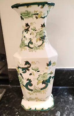 Buy Masons Chartuese Very Large Beautiful Vase.13 Inch Height.Beauitiful Condition. • 59.99£