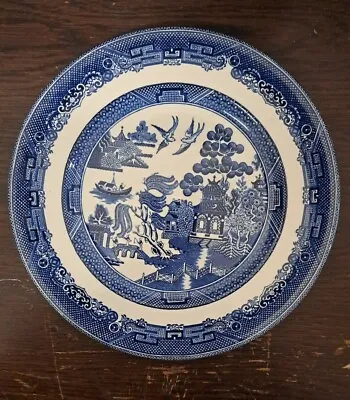 Buy Blue Willow China: Large Oval Ceramic Serving Platter.  Johnson Bros  • 126£