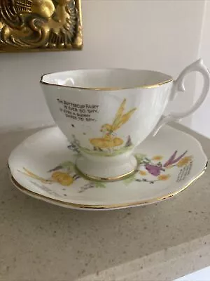 Buy Vintage Royal Albert Childs Tea Cup &saucer - Buttercup Fairy • 25£