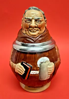 Buy Old German Reinhold Merkelbach Pottery Lidded Monk Character Beer Stein .5L  • 47.20£