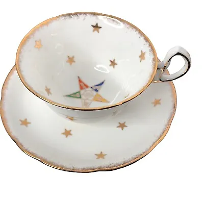 Buy Royal Stafford Oes Order Eastern Star Bone China Cup & Saucer  Made In England • 17.13£