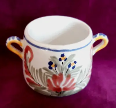 Buy HB Quimper 2 Handled Small Jug French Pottery Art 6cm Tall • 4.99£