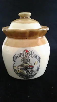 Buy Vintage Presingoll Pottery Cornish Piskey Ceramic Pot With Lid H5.5   • 6.99£