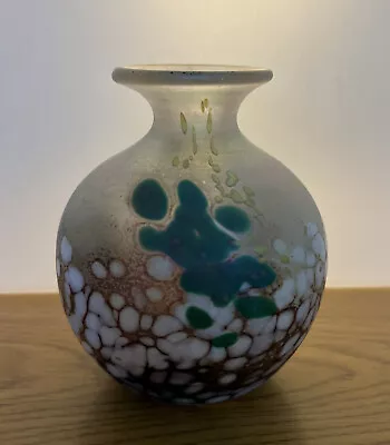 Buy Vintage Phoenician Iridescent Globe Vase. Signed & Original Label • 20£