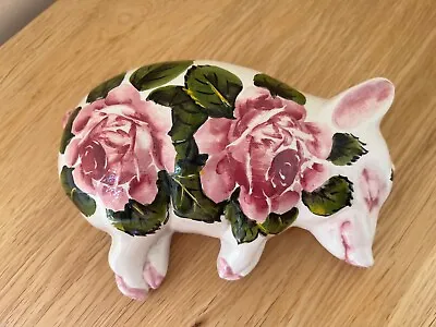 Buy Superb Vintage Scottish Wemyss Cabbage Roses Sleeping Piglet • 1,095£
