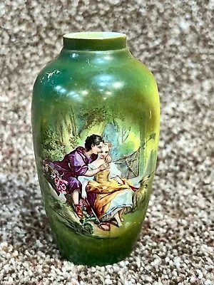 Buy Vintage Victorian German Style Bisque Porcelain Spill Vase • 26.99£
