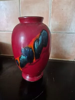 Buy  Poole Pottery Vase  Odyssey Design  6.5 Ins High • 35£