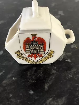 Buy Vintage Gemma Crested China Coal Scuttle - ANCIENT ARMS OF BEDFORD • 4.99£