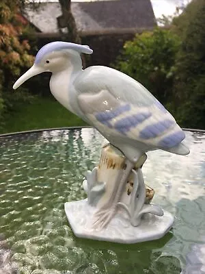 Buy  Ceramic Blue Heron Bird Figurine Collectible Japan M R 16 Cm High. • 20£