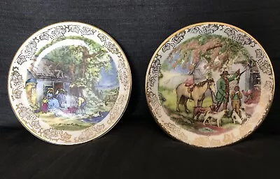 Buy Two Vintage Midwinter England Staffordshire Small Plates • 8£