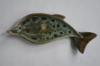 Buy Fosters Pottery Cornwall Dolphin Glazed Dish • 10.99£