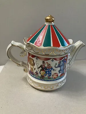 Buy Vintage Sadler Pottery Circus Teapot,Gilded,V400 • 14.99£