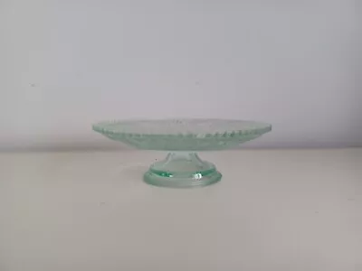 Buy Vintage LISBETH DAHL Cake Stand Footed Cut Glass Small  • 10£