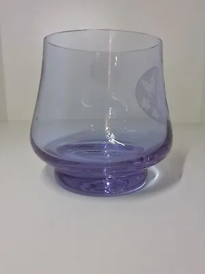 Buy Caithness Glass Neodymium Alexandrite Purple Butterfly Vase Bowl Candle Holder • 19.99£