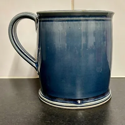 Buy John Maguire Strathearn Scottish Pottery Blue Purple Flambe Glaze XL Mug Vase • 7.99£