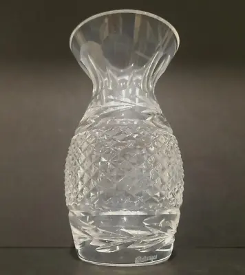 Buy WATERFORD Irish Fine Crystal Glass GLANDORE Cut Pattern Posy Vase 5.5  Signed • 17.99£