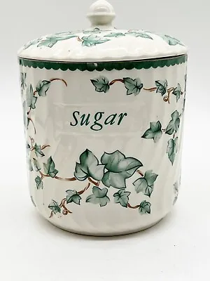Buy Vintage Barratts Country Vine Design Sugar Jar Canister Ceramic • 24.99£