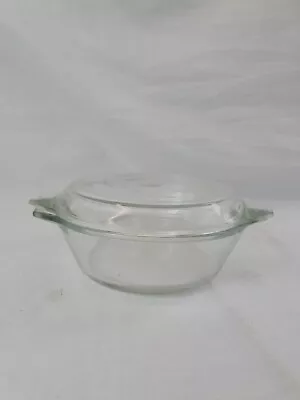 Buy JAJ PYREX - Clear Glass Cassorole Dish With Lid - 102 - • 7.99£