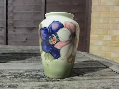 Buy Moorcroft  Pottery Clematis On Yellow Pattern Vase A/f • 65£