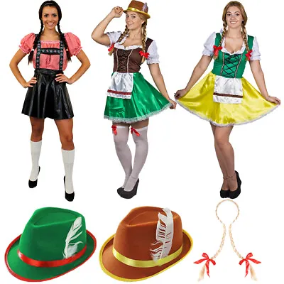 Buy Oktoberfest German Beer Festival Womans Fancy Dress Bavarian Costumes Ladies • 17.99£