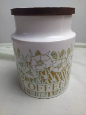 Buy Vintage Hornsea Pottery Fleur Coffee Storage Jar 1977 • 7.99£