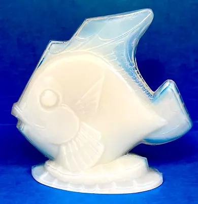 Buy SABINO Poisson Saint Pierre Fish 5022 Opalescent Crystal Art Glass Signed Label • 158.24£