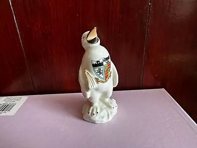 Buy RARE Shelley Crested China Penguin With Black Patches #384 Wellington Salop • 70£