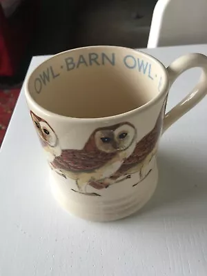 Buy Emma Bridgewater Rare Mug 1/2 Pint Barn Owl - Birds • 59£