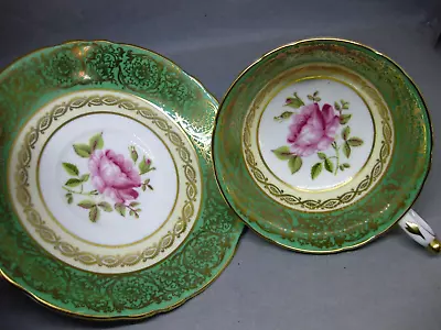 Buy Paragon Fine Bone China CABBAGE ROSE And Gilt CUP And SAUCER • 35£