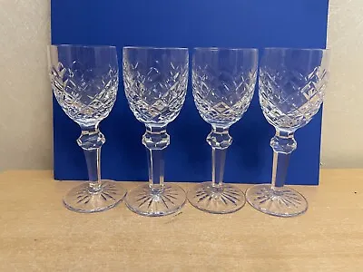 Buy 4 X Vintage  Waterford Crystal Powerscourt Small Wine Liqueur Glass Signed 6  • 24.99£