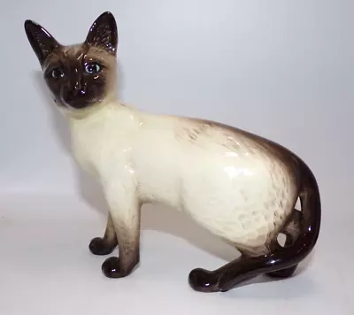 Buy Vintage Beswick Siamese Cat Standing Model 1897 Perfect 6  Tall • 18£
