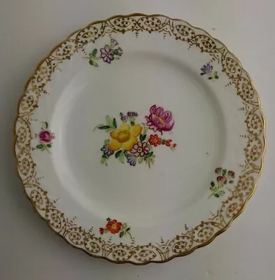 Buy Adderley Plate Dish Dresden Pattern English C1910s 16cm Wide 04630 Hand Painted • 7.36£