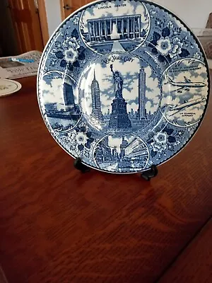 Buy New York City Of Wonders. Vintage 10 Inch Fine Staffordshire Ware Plate • 5£