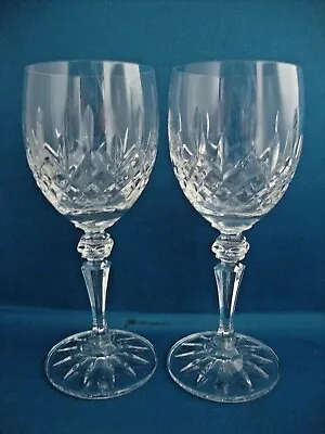Buy 2 X Galway Irish Crystal Wine Glasses - Signed • 19.95£