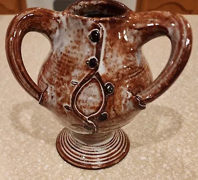 Buy Studio Art Pottery Handmade Vase UnSigned • 24.01£