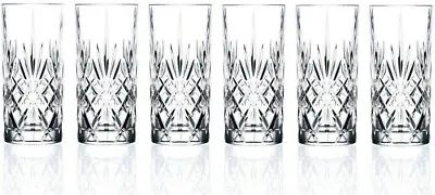 Buy Set Of 6x RCR Crystal Melodia Highball Glasses / 350ml Hi Ball Tumblers • 20.89£