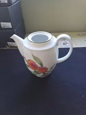 Buy Vintage Porcelain Royal Worcester Evesham Vale Tea / Coffee Pot. No Lid. • 2.99£
