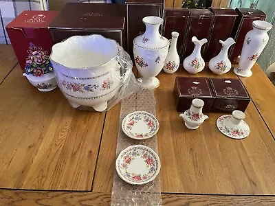 Buy Royal Grafton Malvern Bone China Vases Plates Bundle Boxed  • 40£