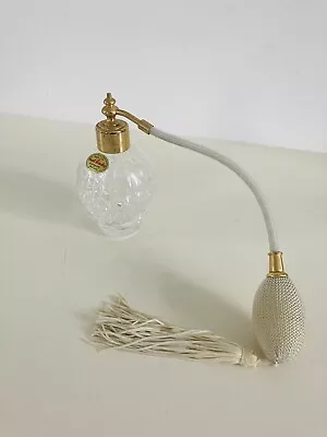 Buy Royal Brierley Perfume Atomiser Cut Glass Clear Handmade England Vintage Spray • 12.99£