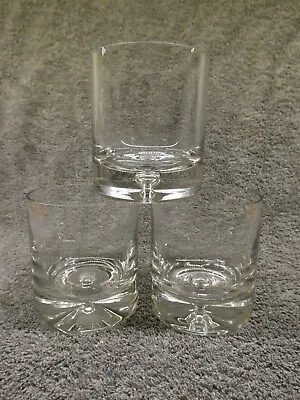 Buy 3 X Dartington Dimple Old Fashioned Whiskey Glasses - USED • 24.99£
