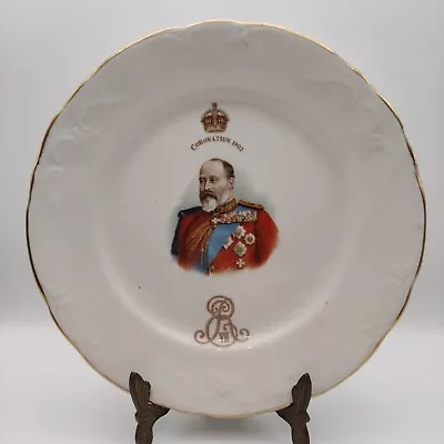 Buy Doulton Burslem Edward VII Coronation 1902 Side Plate Rd No. 289848 Vintage • 9£
