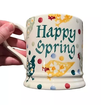 Buy Emma Bridgewater Happy Spring Mug Stoke On Trent England Chicken Eggs Coffee Tea • 43.22£