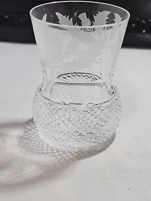 Buy Edinburgh Crystal THISTLE (cut) 4   Whiskey Glass Scotland  • 71.93£