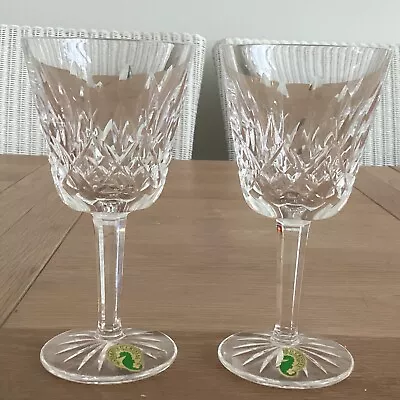 Buy PAIR WATERFORD Crystal Glass CLARET / WINE GLASSES - Lismore 5. 75  • 35£
