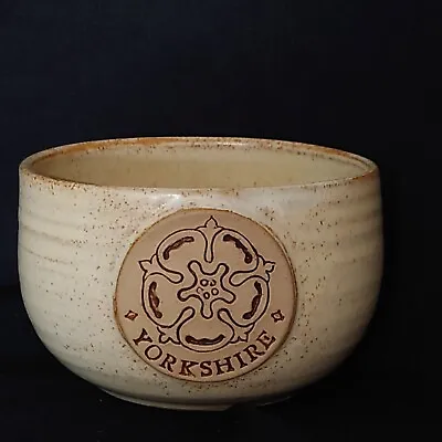 Buy Vintage Mushroom Pottery Sutton Hull ,Yorkshire Rose Bowl • 12£