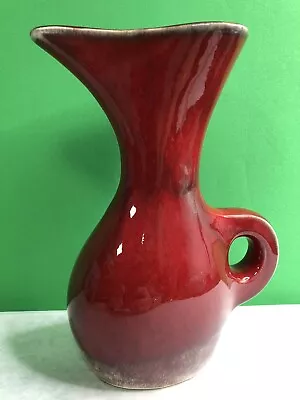 Buy Signed GWEN LUX Art Pottery Pitcher Flambe Glaze Stonelain Pewabic Vase Vintage • 311.69£